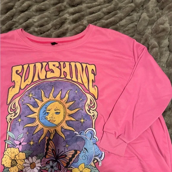 Women’s Plus Size Sweatshirt with Graphic Design - Size 7X - Picture 3 of 4